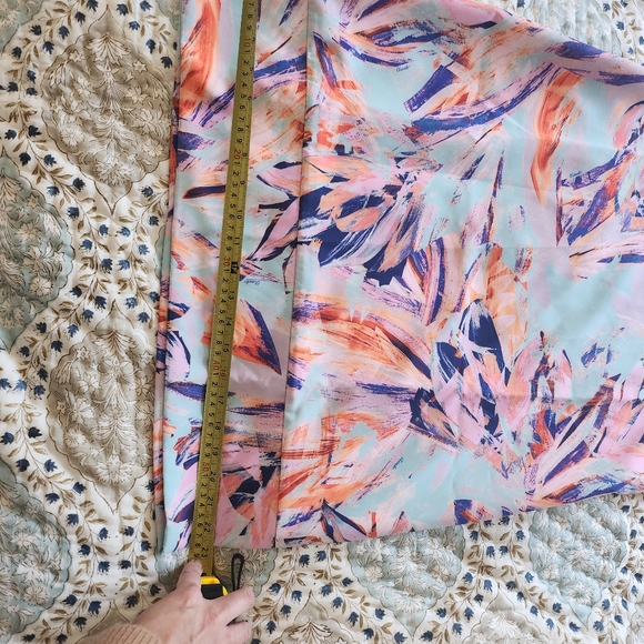 Beautiful Multi Colour Mock Neck Dress - Picture 7 of 9